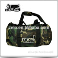 2015 camouflage gym bag with plastic shoulder straps adjuster